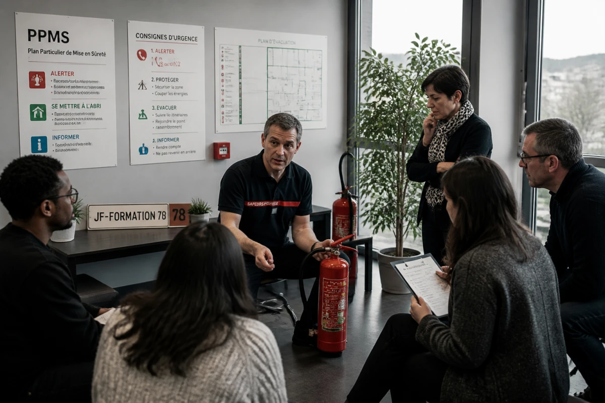 Formation agent sécurité incendie SSIAP Versailles