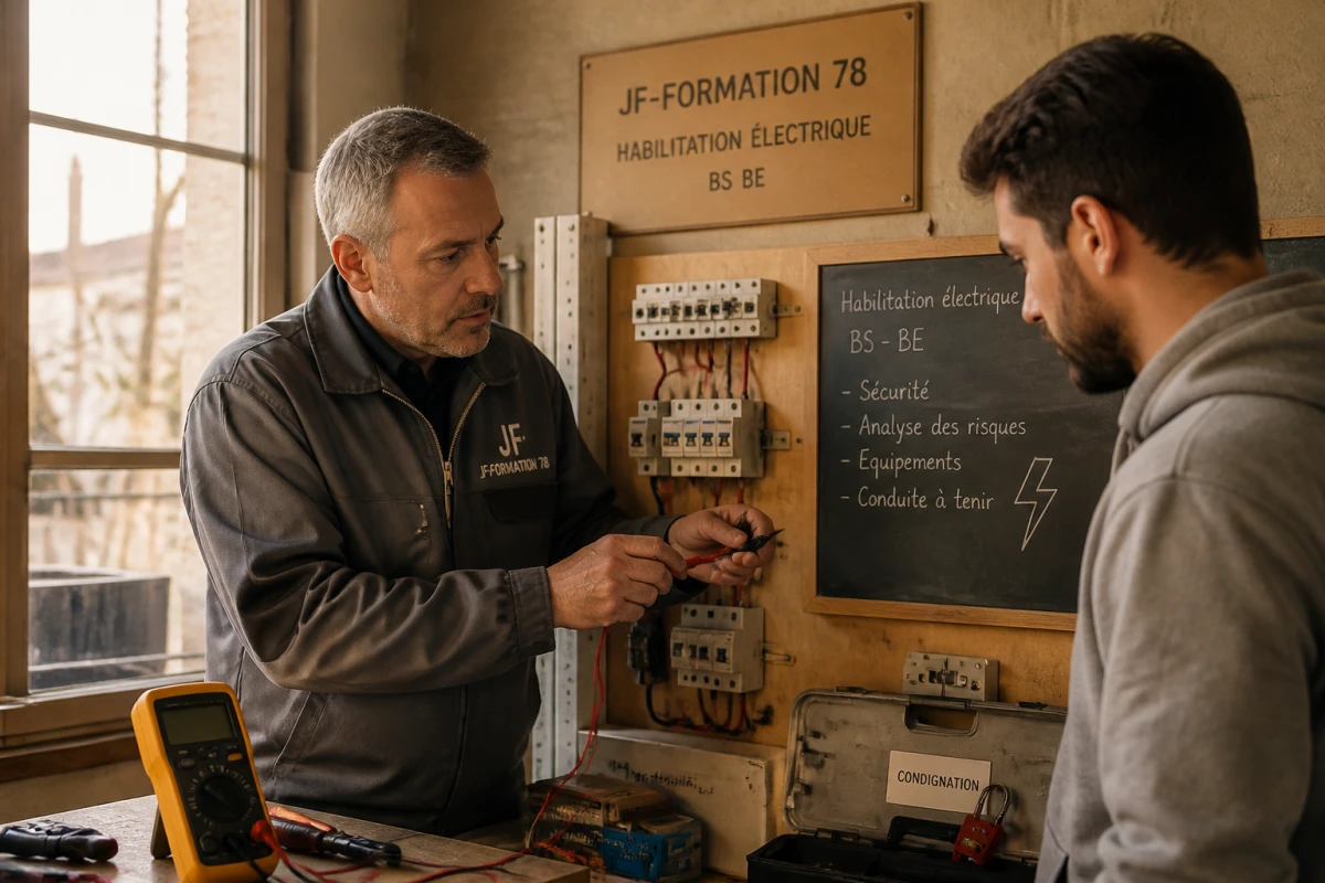 Formation habilitation électrique BS BE Poissy