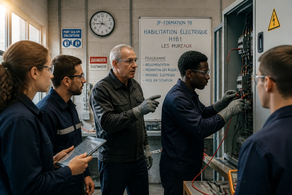 Formation habilitation électrique H1B1 Les Mureaux