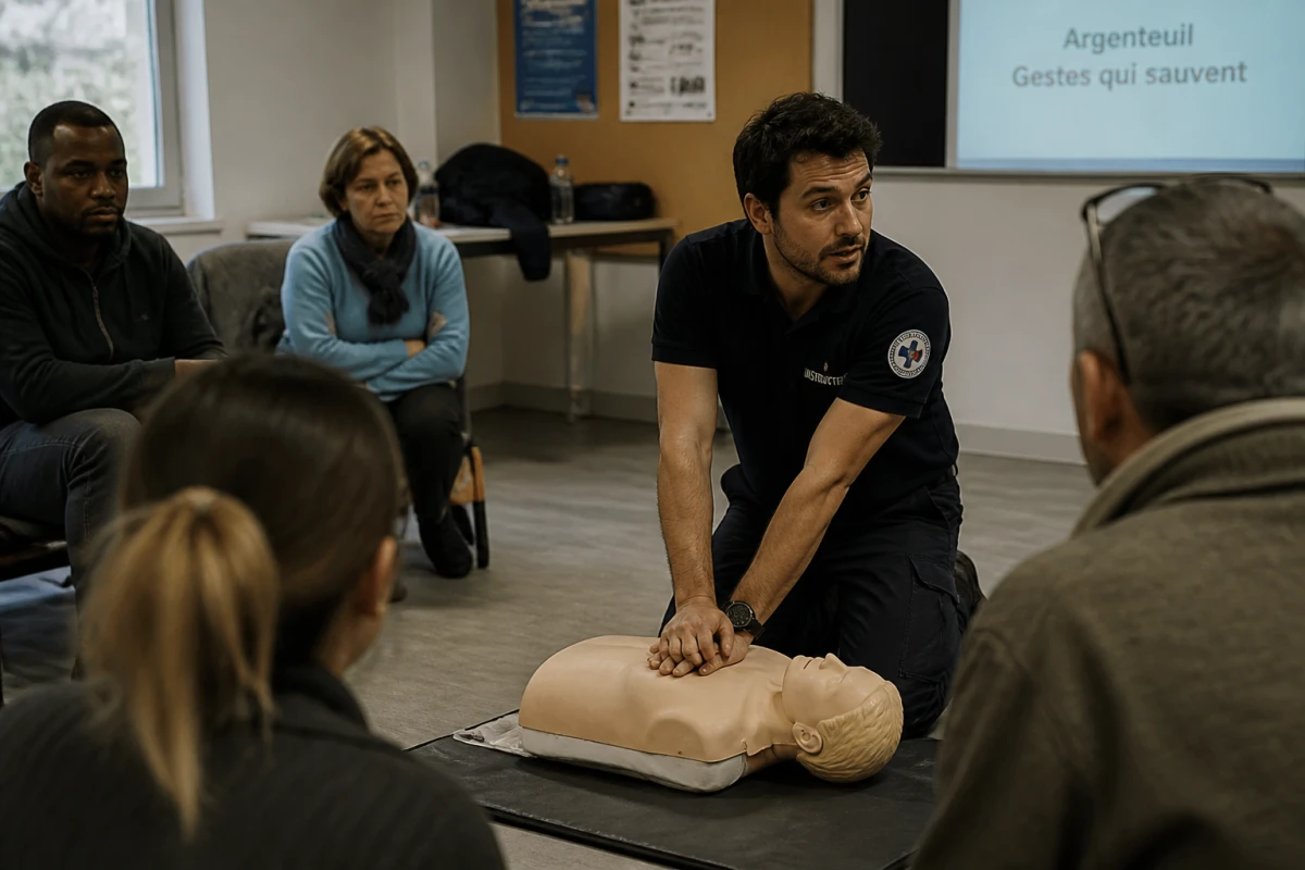 Formation premiers secours gestes qui sauvent Argenteuil