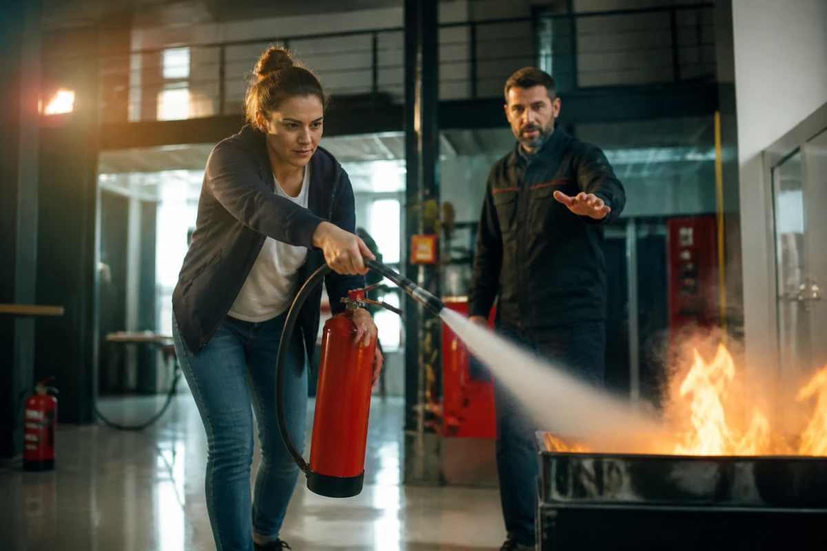 Formation sécurité incendie centre commercial Poissy