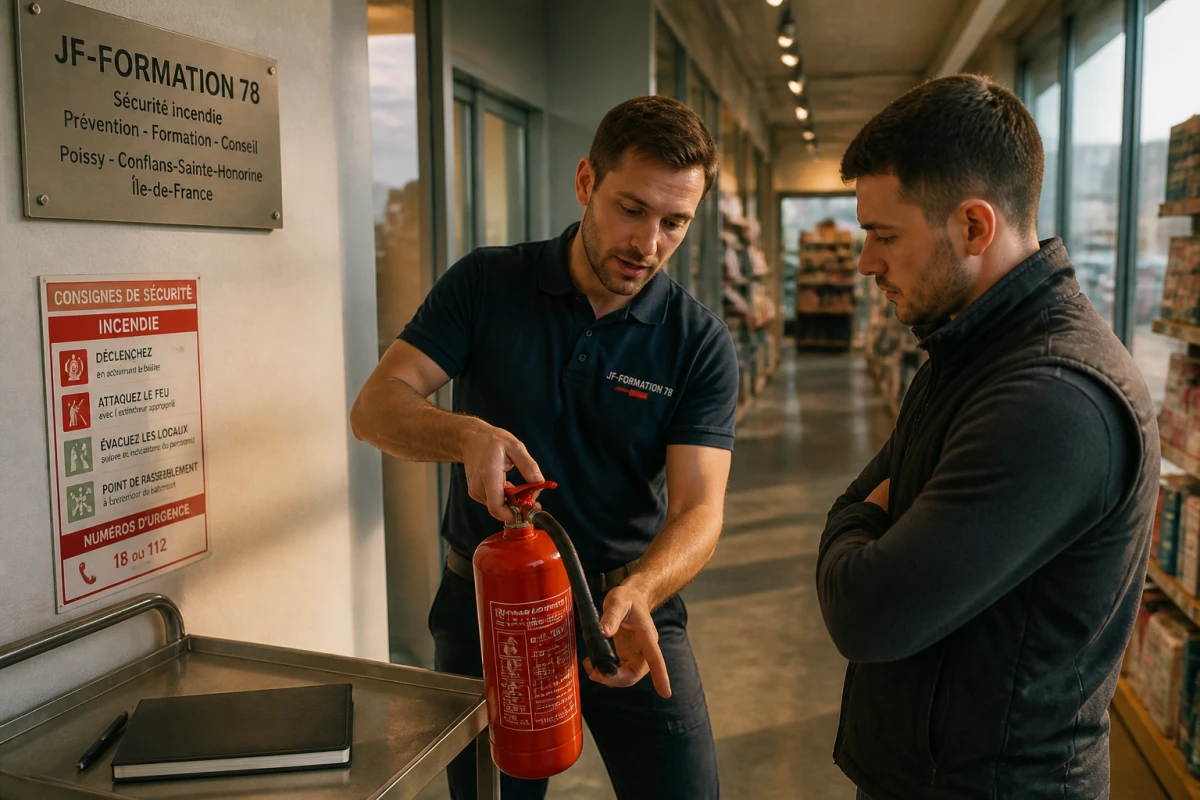 Formation sécurité incendie commerce Conflans-Sainte-Honorine