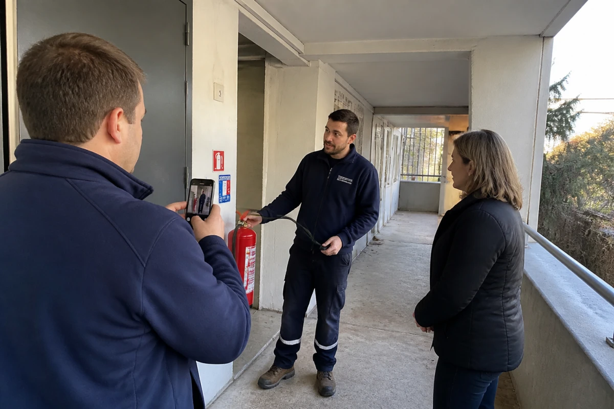 Formation sécurité incendie immeuble résidentiel Houilles