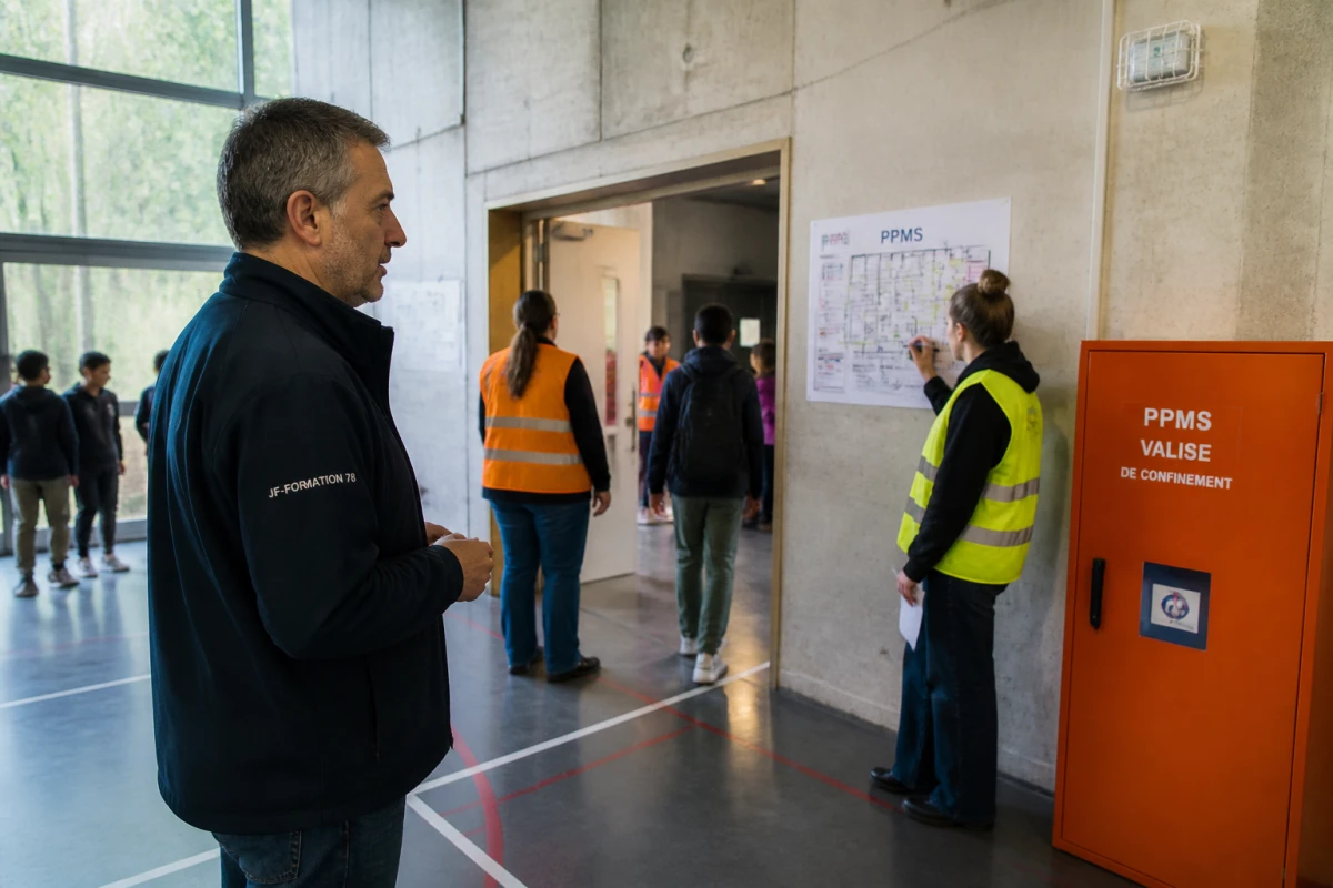 Mise en place PPMS établissement scolaire Yvelines